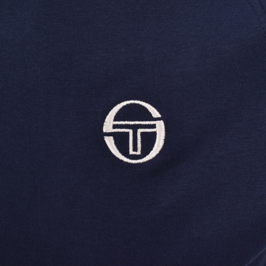 Image number 4 for Sergio Tacchini Ringer T Shirt Maritime Blue