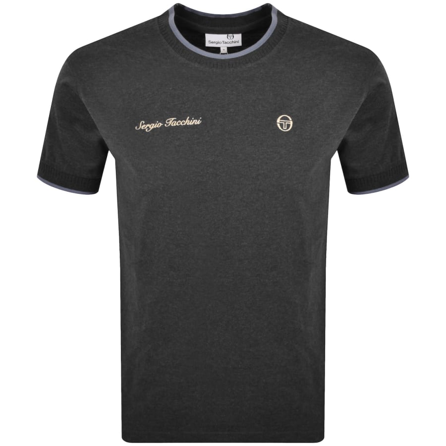 Image number 1 for Sergio Tacchini Conte T Shirt Grey