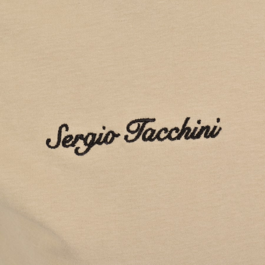 Image number 3 for Sergio Tacchini Conte T Shirt Peyote Beige