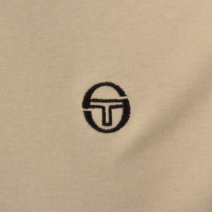 Image number 4 for Sergio Tacchini Conte T Shirt Peyote Beige