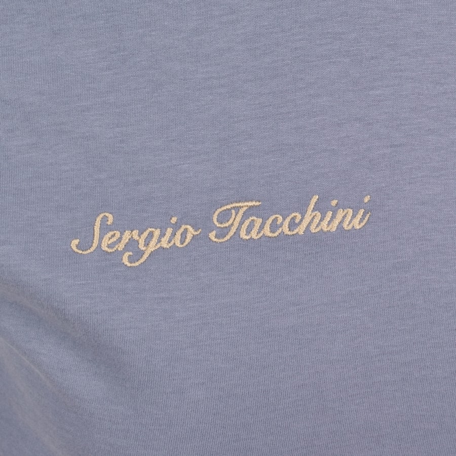 Image number 3 for Sergio Tacchini Conte T Shirt Country Blue