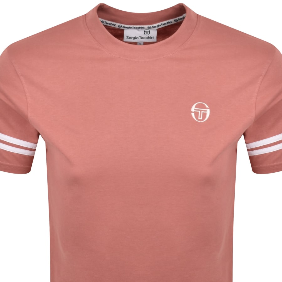 Image number 2 for Sergio Tacchini Grello T Shirt Pink