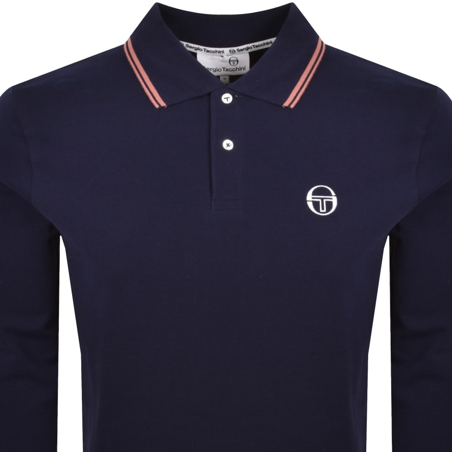 Image number 2 for Sergio Tacchini Polo T Shirt Blue