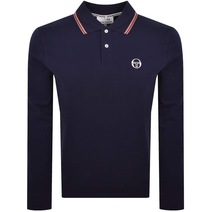 Image number 1 for Sergio Tacchini Polo T Shirt Blue