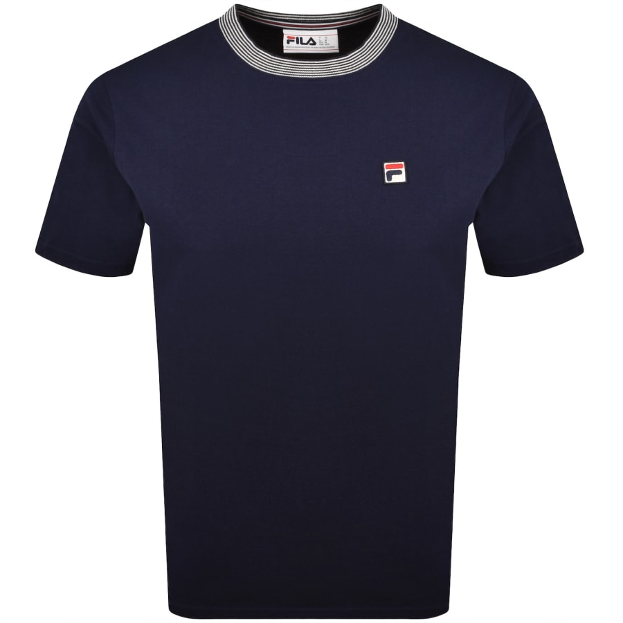 Image number 1 for Fila Lance T Shirt Navy
