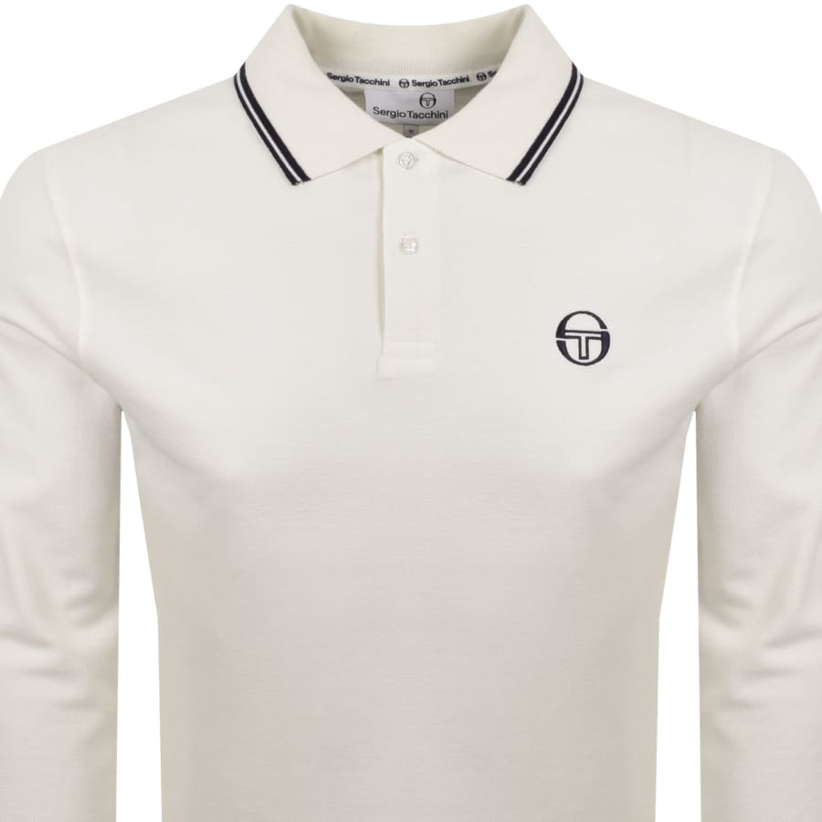 Image number 2 for Sergio Tacchini Polo T Shirt Gardenia White