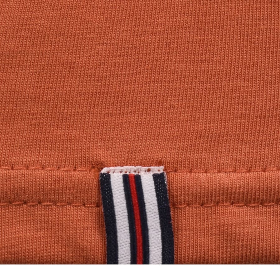 Image number 4 for Fila Marconi Ringer T Shirt Orange