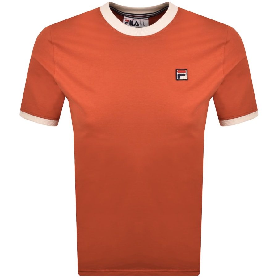 Image number 1 for Fila Marconi Ringer T Shirt Orange