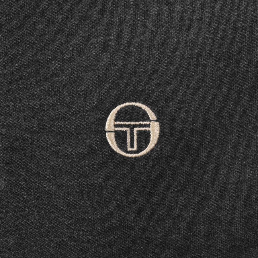 Image number 4 for Sergio Tacchini Davide Polo T Shirt Charcoal Grey