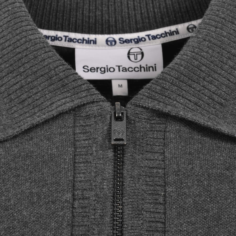 Image number 5 for Sergio Tacchini Davide Polo T Shirt Charcoal Grey