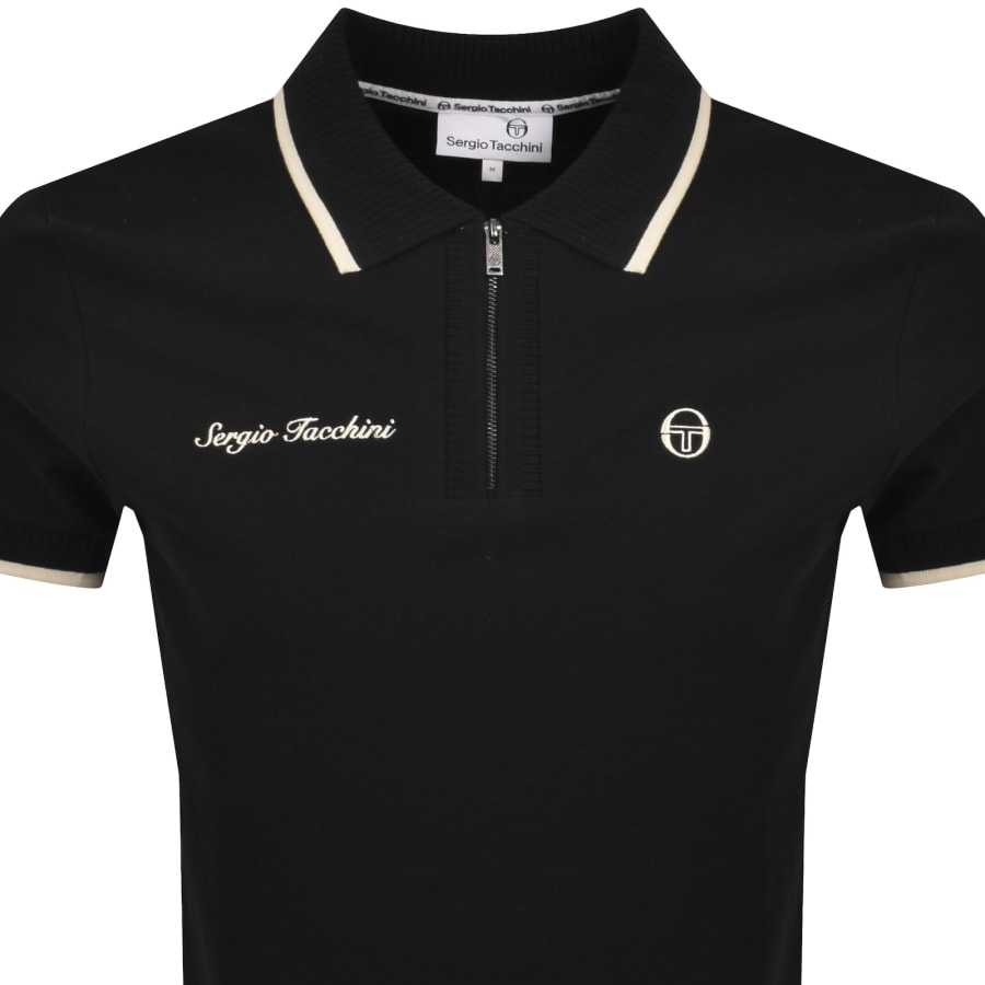 Image number 2 for Sergio Tacchini Davide Polo T Shirt Black