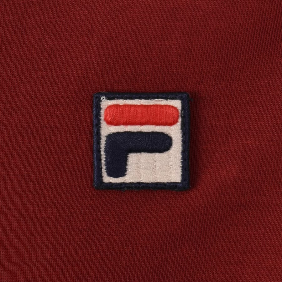 Image number 3 for Fila Vintage Marconi Crew Neck T Shirt Red