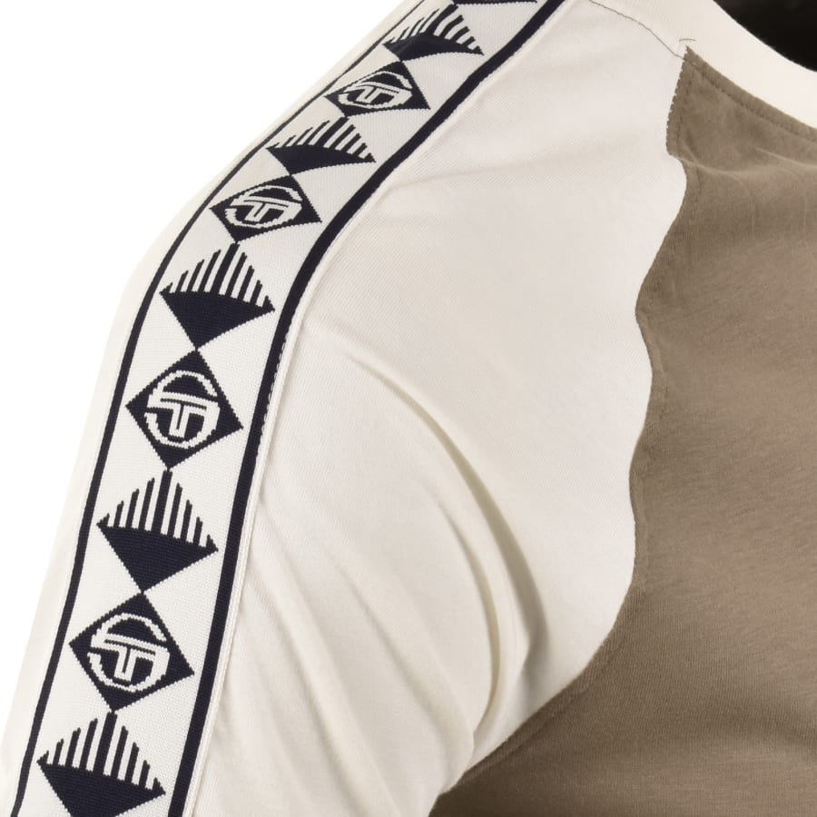 Image number 5 for Sergio Tacchini Ringer T Shirt Brown