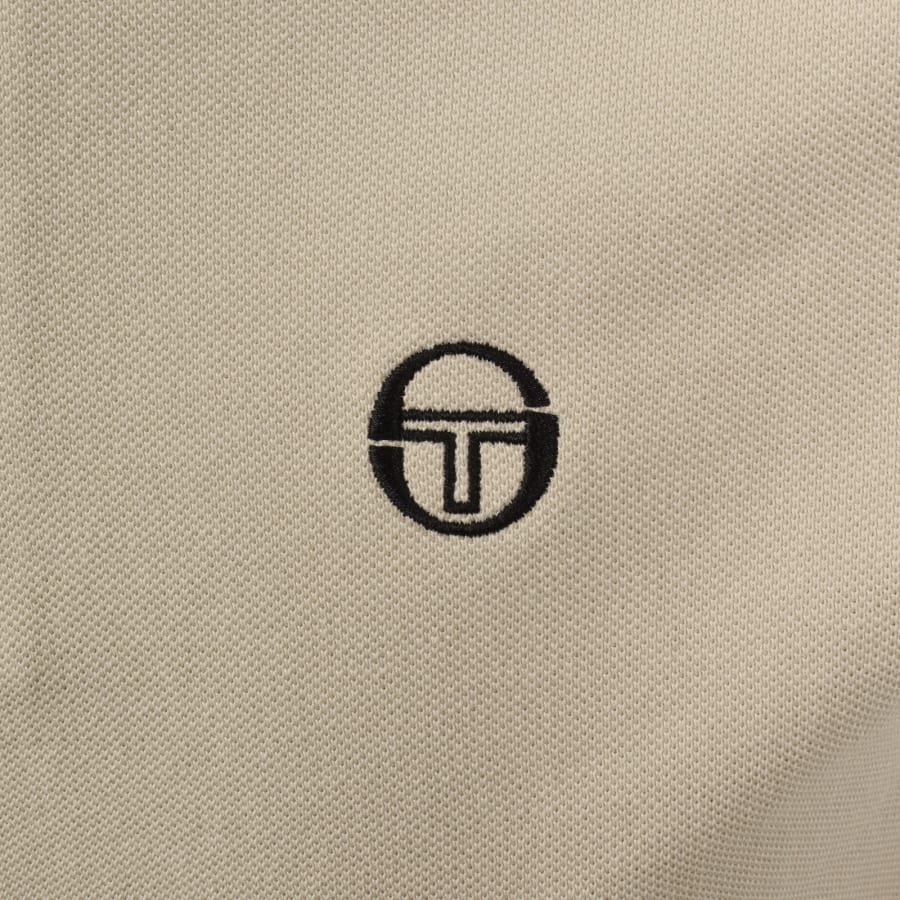 Image number 4 for Sergio Tacchini Davide Polo T Shirt Beige