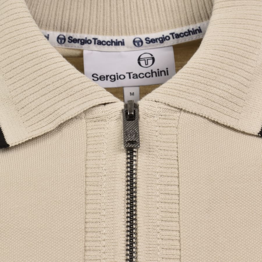Image number 5 for Sergio Tacchini Davide Polo T Shirt Beige