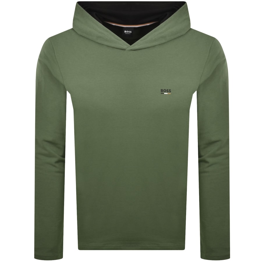Image number 2 for BOSS Oliver Hooded Tracksuit Green