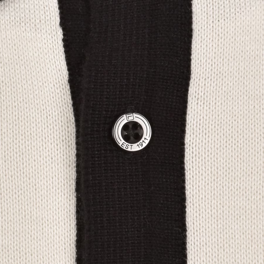 Image number 4 for Fila Francis Knitted Polo T Shirt Cream