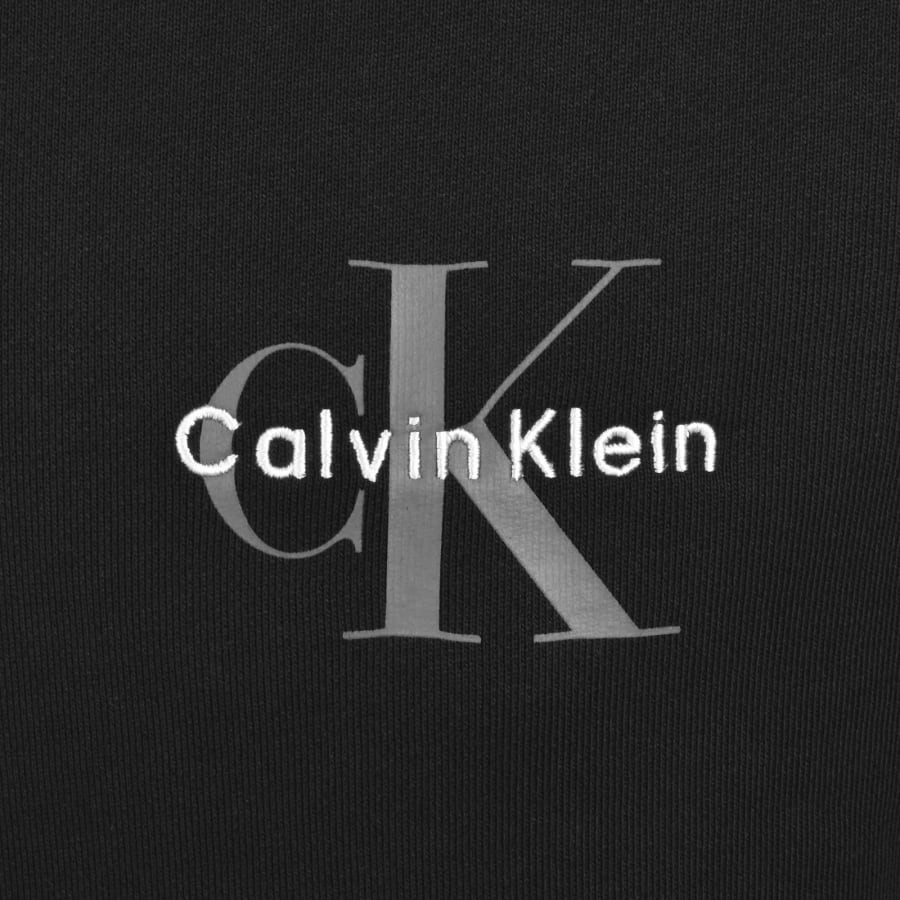 Image number 3 for Calvin Klein Jeans Monologo Zip Sweatshirt Black