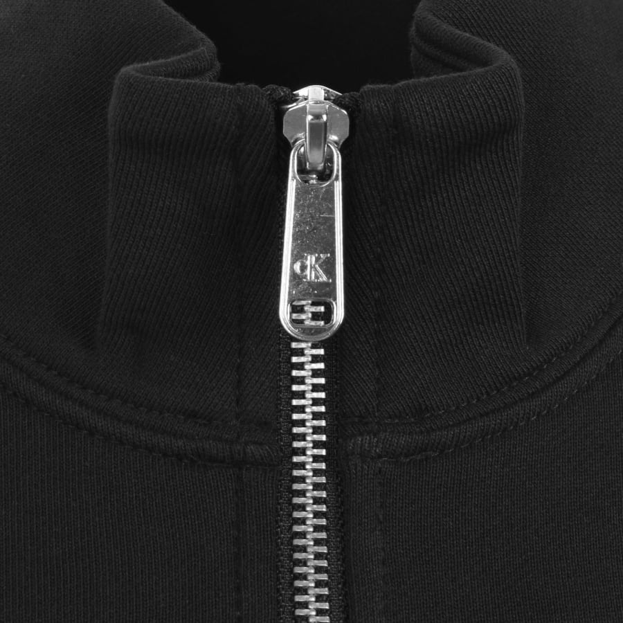 Image number 4 for Calvin Klein Jeans Monologo Zip Sweatshirt Black