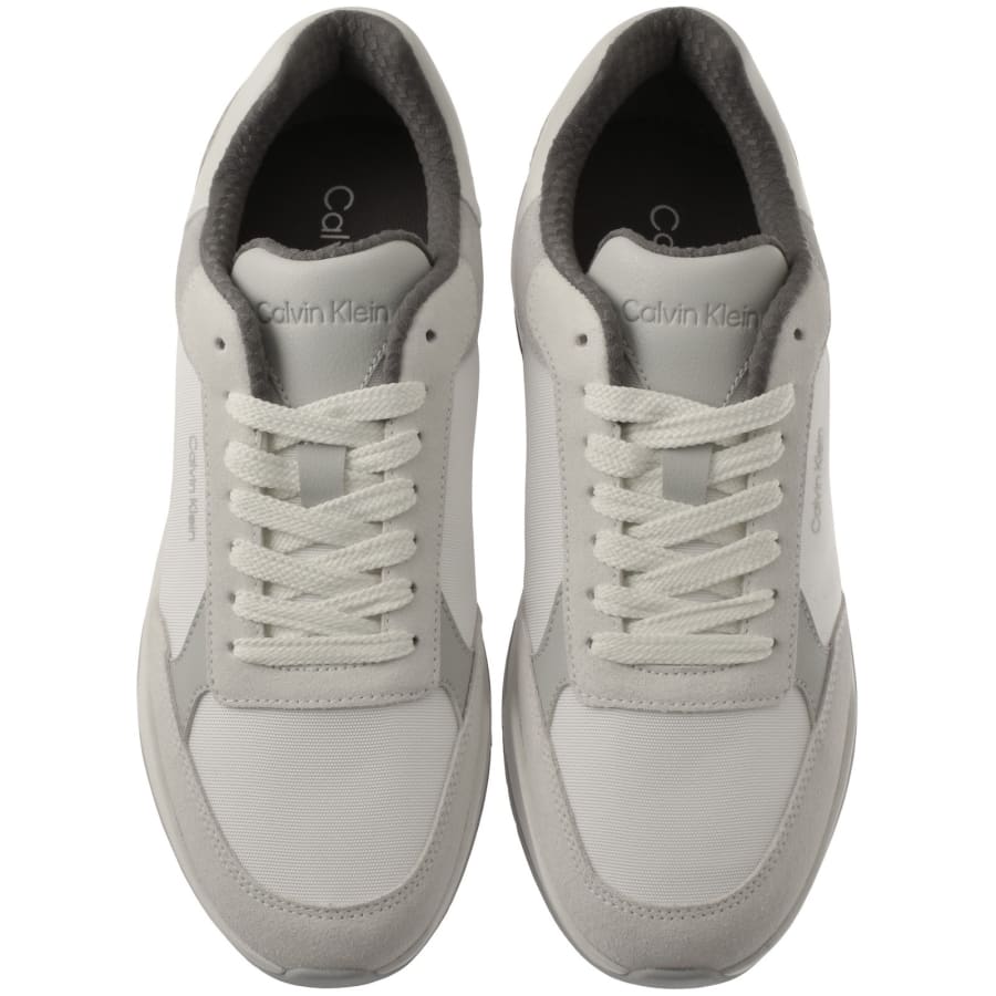Image number 3 for Calvin Klein City  Runner Trainers Off White