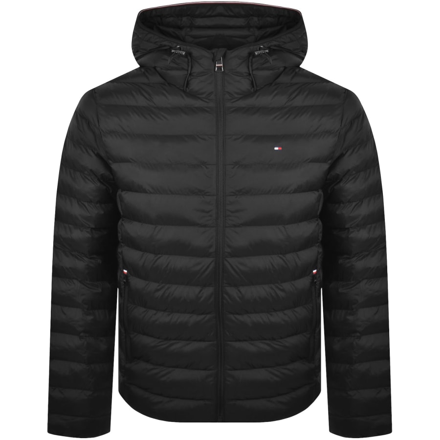 Image number 1 for Tommy Hilfiger Packable Padded Jacket Black
