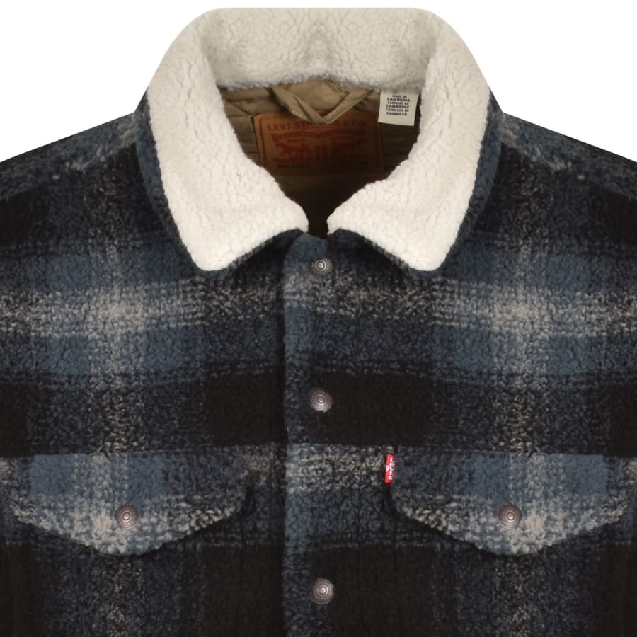 Image number 2 for Levis Denim Trucker Jacket Blue