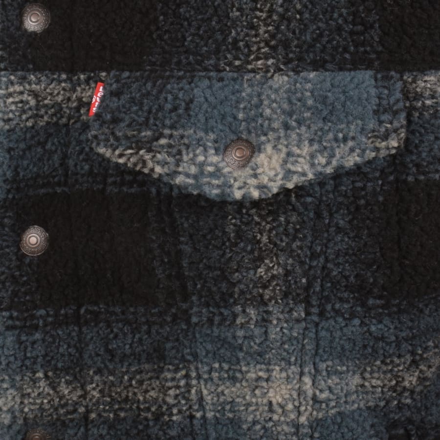 Image number 3 for Levis Denim Trucker Jacket Blue