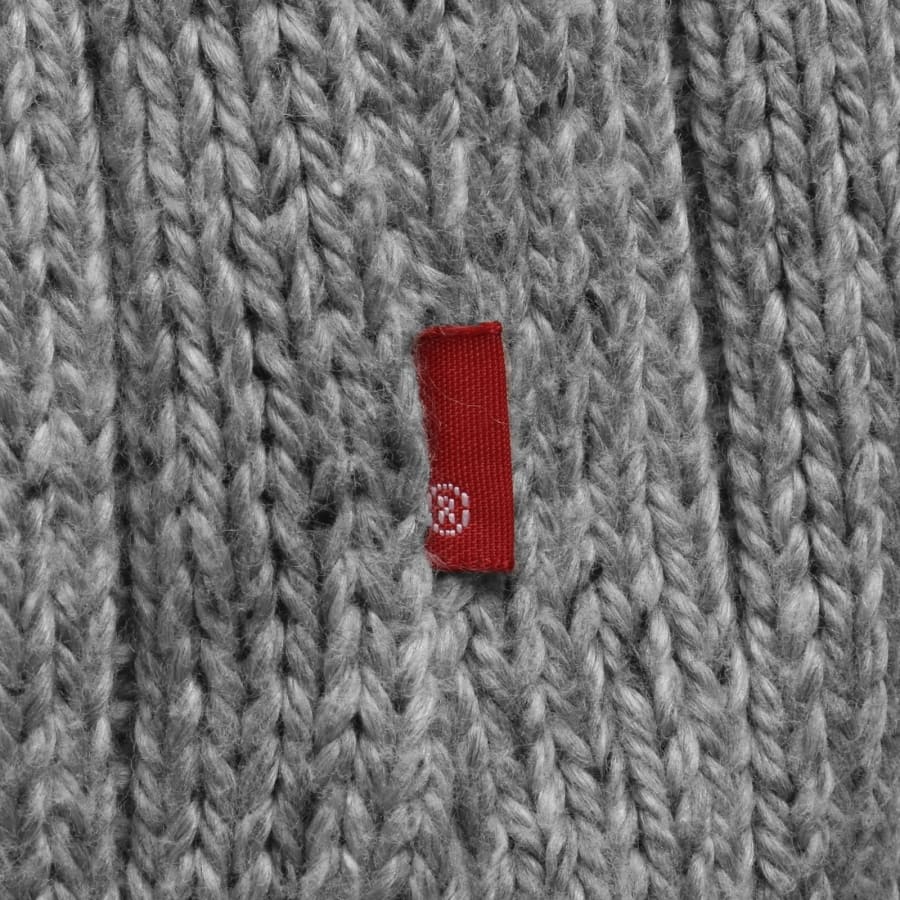 Image number 3 for Levis Wool Blend Knit Jumper Grey