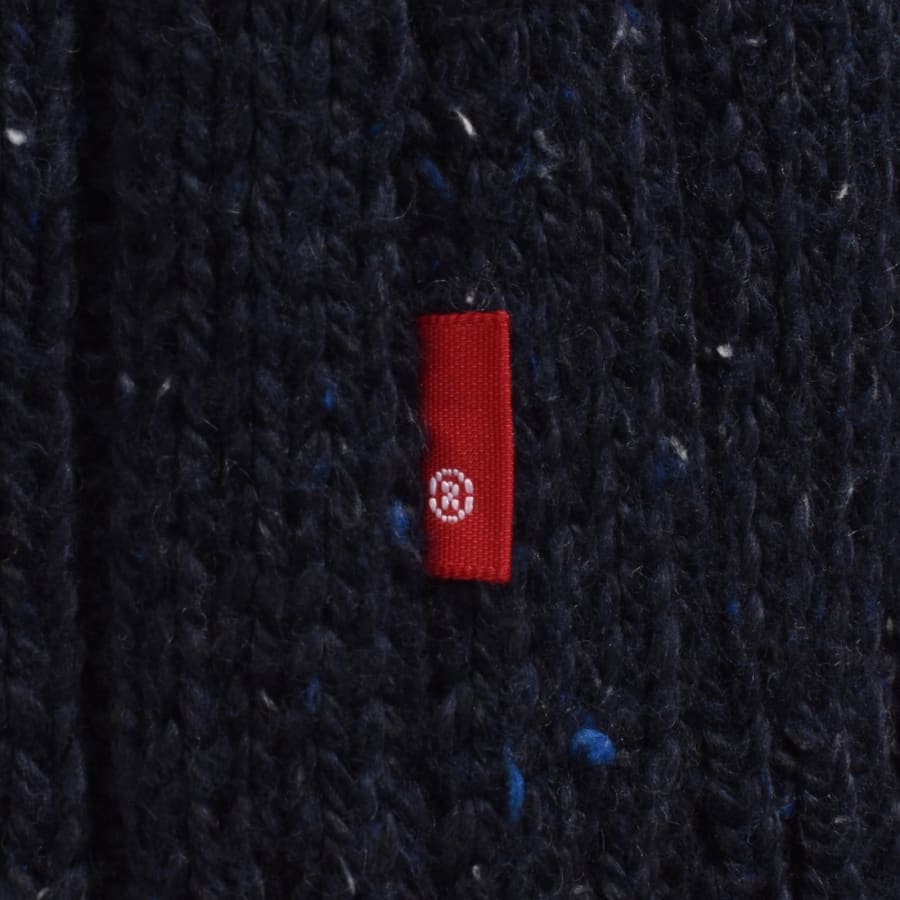 Image number 3 for Levis Wool Blend Knit Jumper Navy