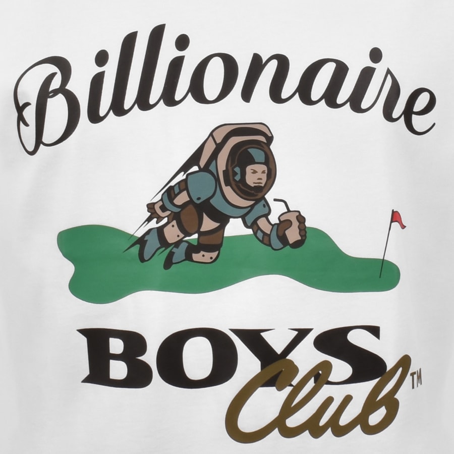 Image number 3 for Billionaire Boys Club Astro Golf T Shirt White