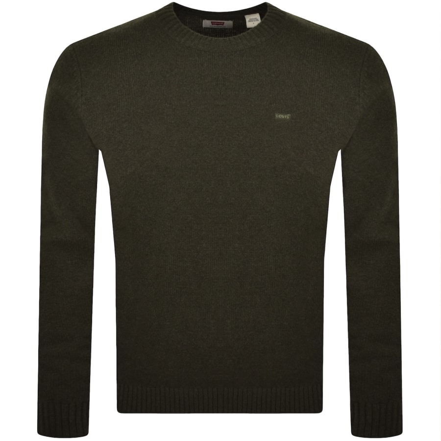 Image number 1 for Levis Crew Neck Knit Jumper Green
