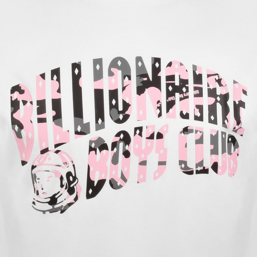 Image number 3 for Billionaire Boys Club Camo Arch Logo T Shirt White
