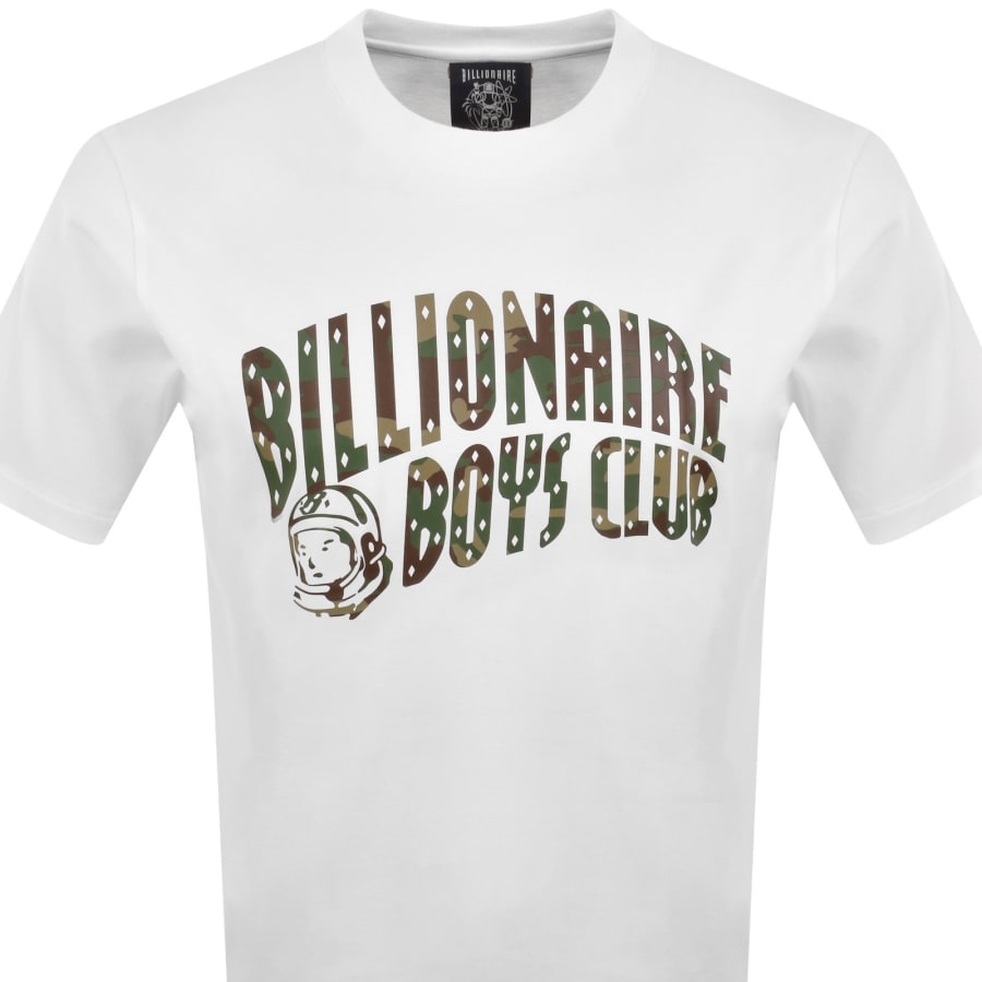 Image number 2 for Billionaire Boys Club Camo Arch Logo T Shirt White