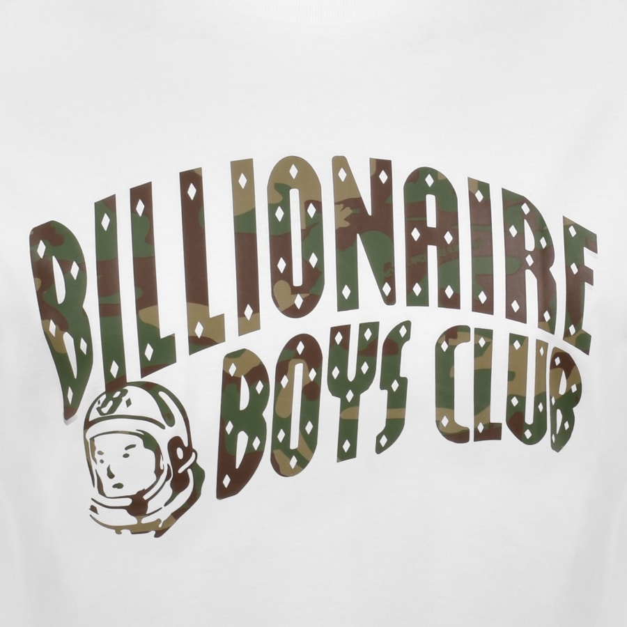 Image number 3 for Billionaire Boys Club Camo Arch Logo T Shirt White