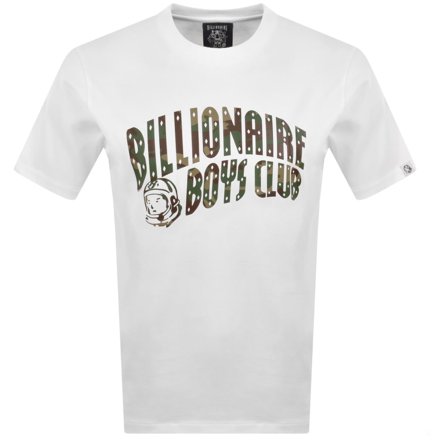 Image number 1 for Billionaire Boys Club Camo Arch Logo T Shirt White