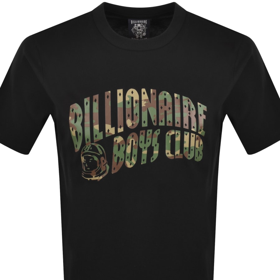 Image number 2 for Billionaire Boys Club Camo Arch Logo T Shirt Black