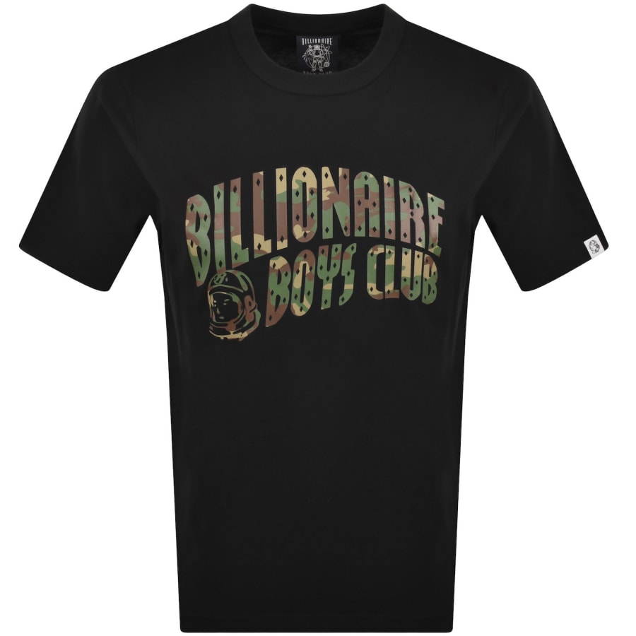 Image number 1 for Billionaire Boys Club Camo Arch Logo T Shirt Black
