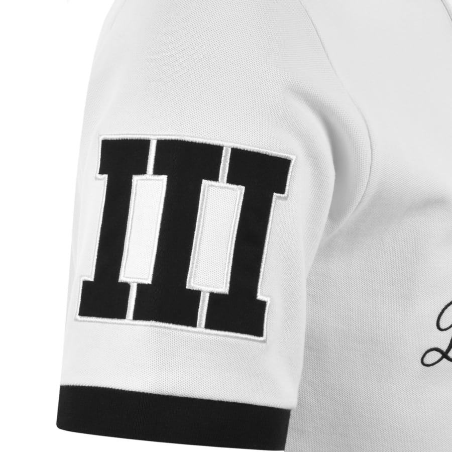 Image number 5 for Billionaire Boys Club Script Patch Polo White