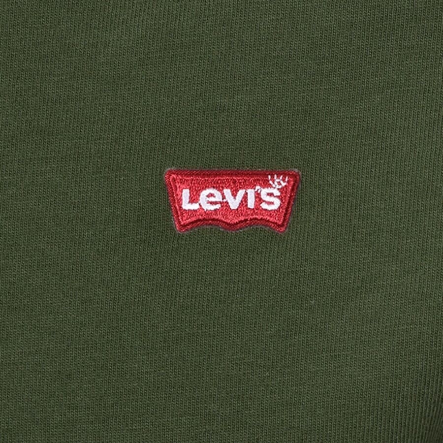 Image number 3 for Levis Original Crew Neck Logo T Shirt Green