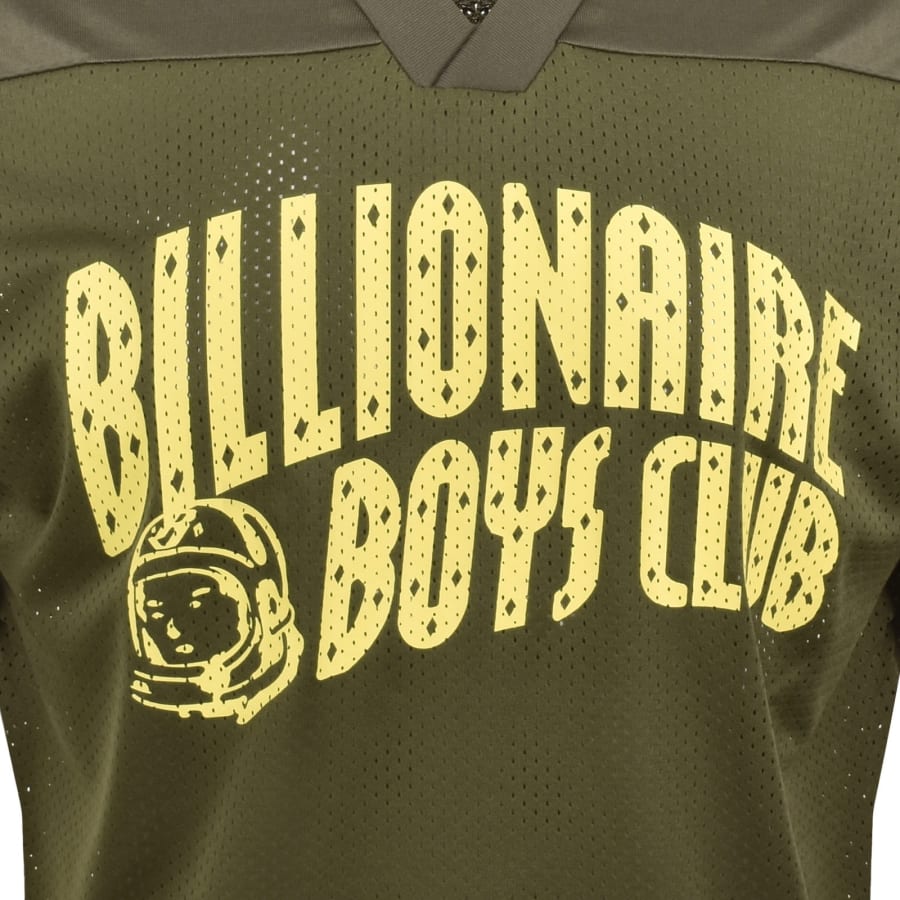 Image number 4 for Billionaire Boys Club Mesh Football T Shirt Khaki