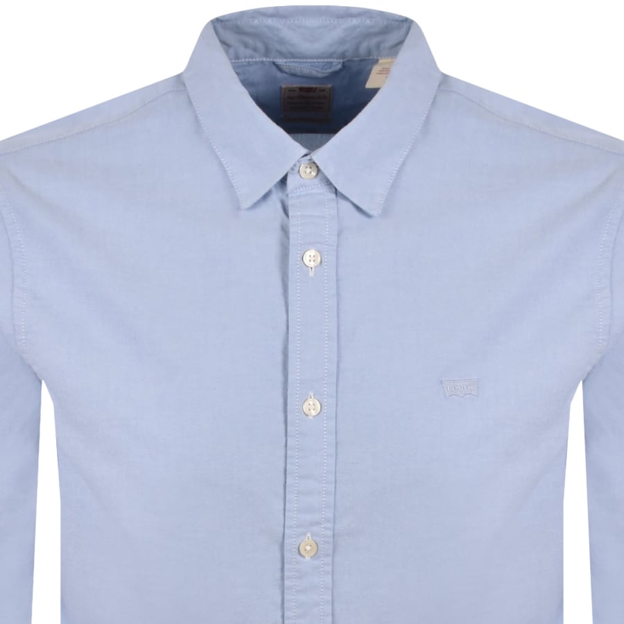 Image number 2 for Levis Long Sleeve Battery Shirt Blue