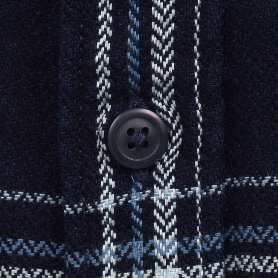 Image number 4 for Levis Long Sleeve Western Shirt Navy