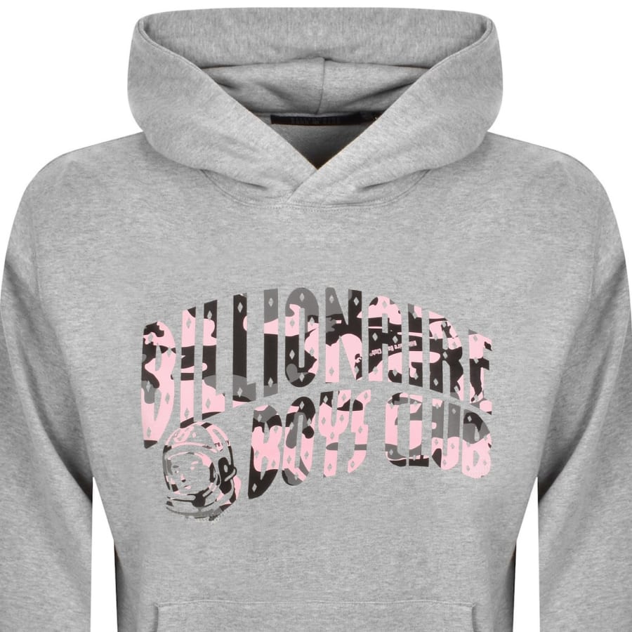 Image number 2 for Billionaire Boys Club Arch Logo Hoodie Grey