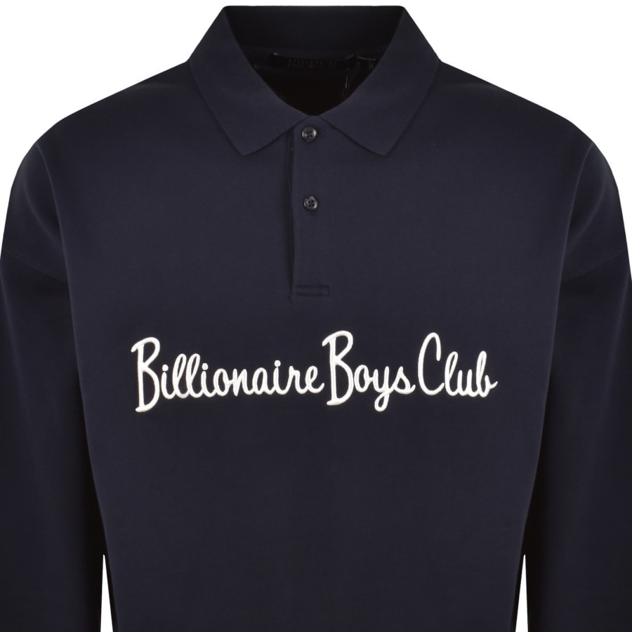 Image number 2 for Billionaire Boys Club Collared Sweatshirt Black