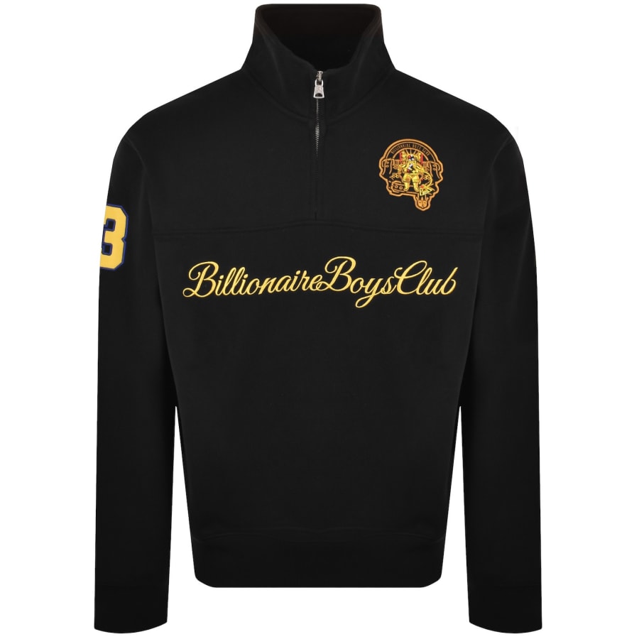 Image number 2 for Billionaire Boys Club Quarter Zip Sweatshirt Black