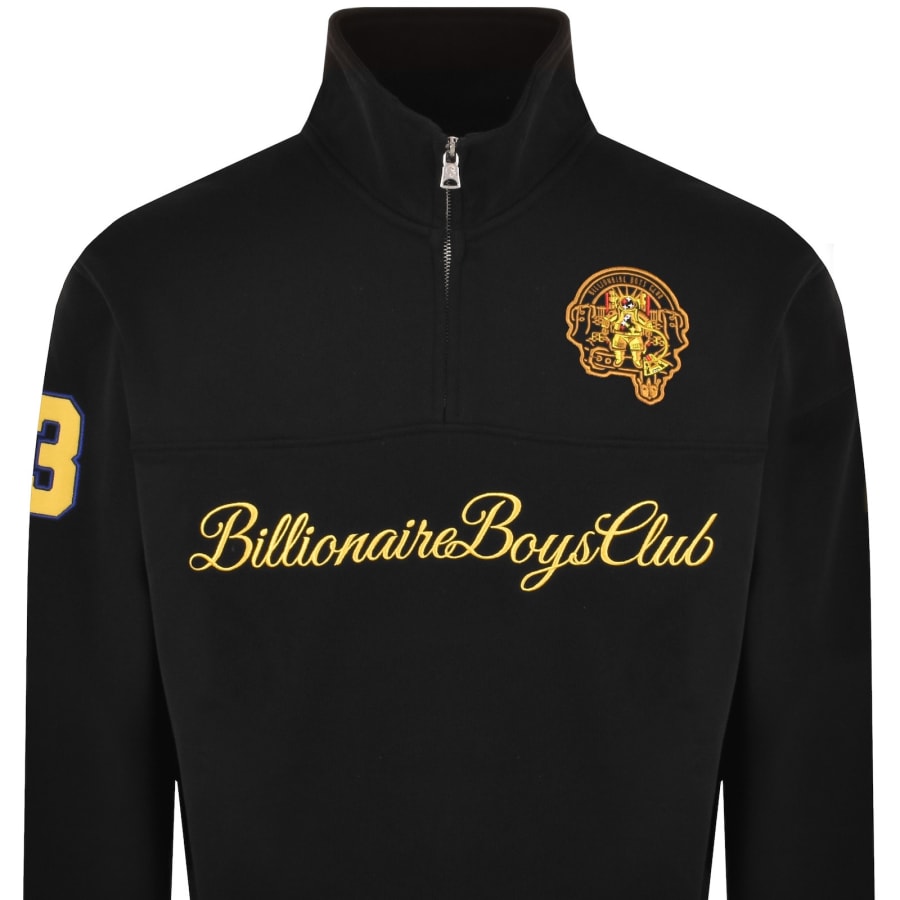 Image number 3 for Billionaire Boys Club Quarter Zip Sweatshirt Black