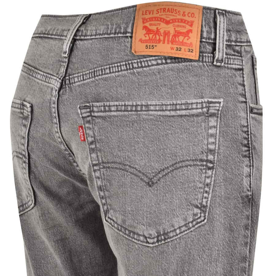 Image number 4 for Levis 515 Slim Taper Jeans Grey