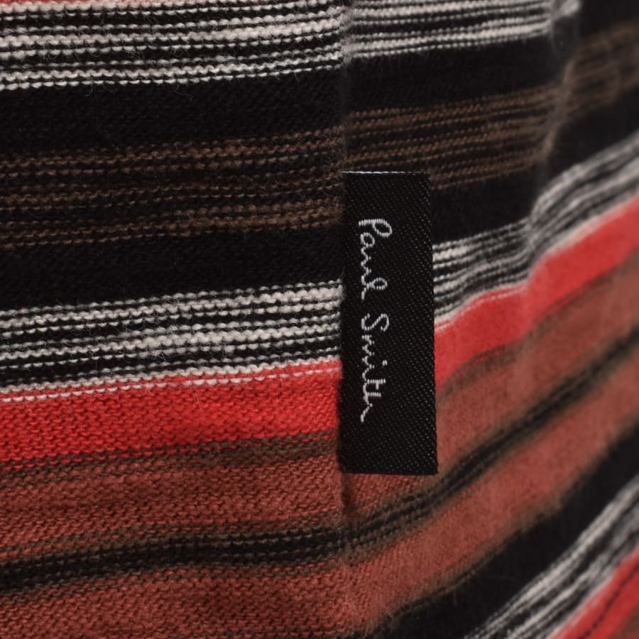 Image number 3 for Paul Smith Striped Regular Fit T Shirt Red