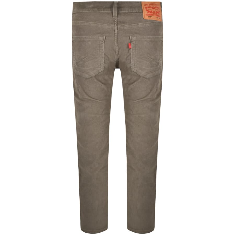 Image number 3 for Levis 511 Slim Fit Stretch Jeans Grey