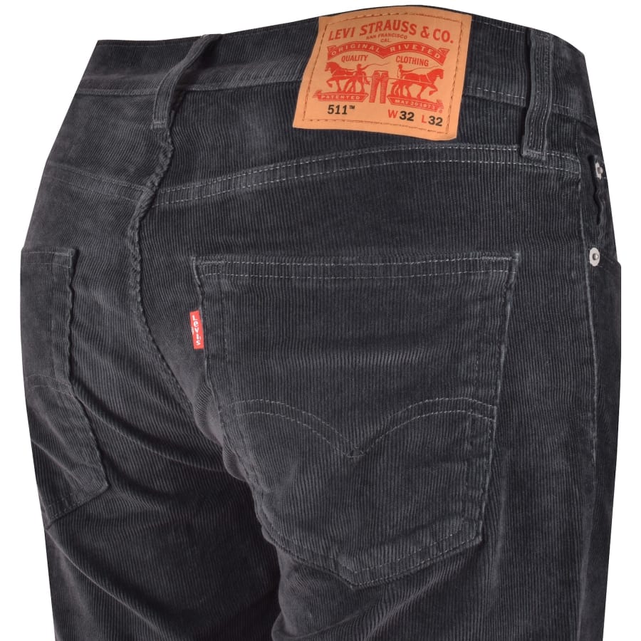 Image number 4 for Levis 511 Slim Fit Stretch Jeans Navy